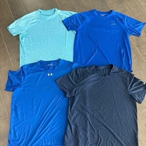 Under Armour Men’s Short-Sleeve Tees in shades of blue